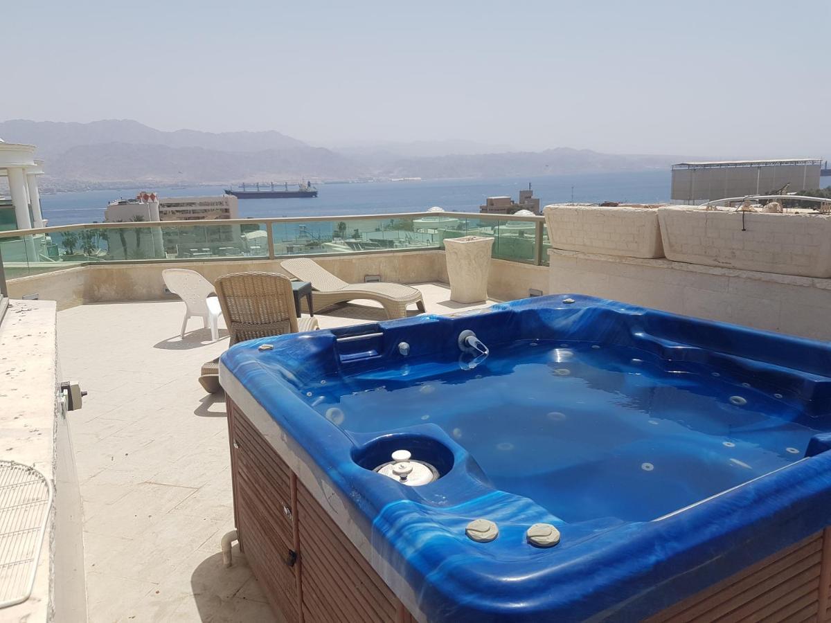 La-Palmore Luxury Apart-Residense Resort With Pool First Line Sea Side Eilat Ngoại thất bức ảnh