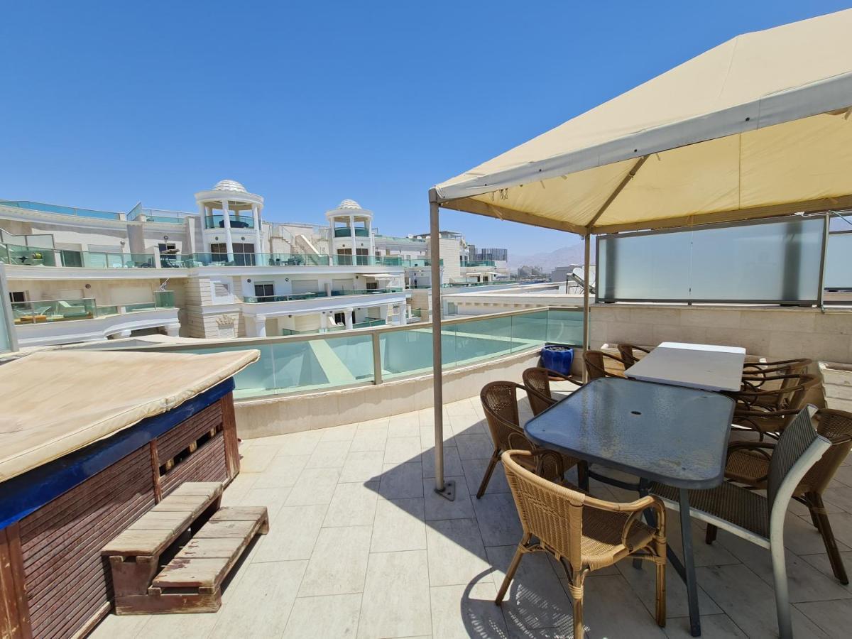 La-Palmore Luxury Apart-Residense Resort With Pool First Line Sea Side Eilat Ngoại thất bức ảnh
